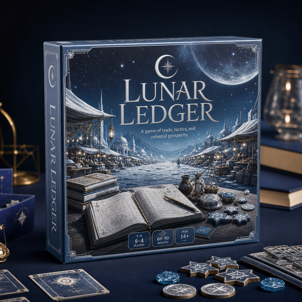 Lunar Ledger board game box